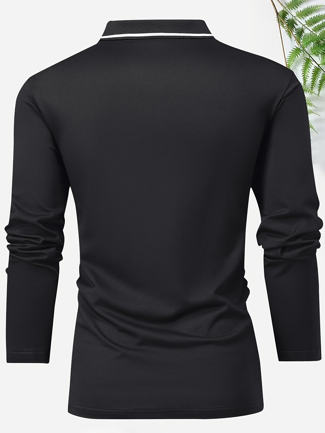 Maglietta da Rugby Casual per Uomini | Collo a V & Maniche Lunghe | Primavera & Autunno | Polo