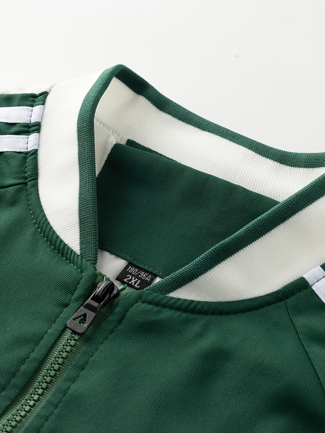 Gilet Sportivo da Uomo | Leggero & Traspirante | Collo alla Baseball & Maniche Striate | Verde