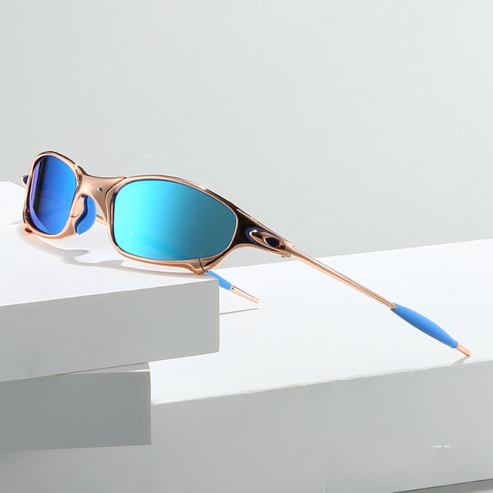 Occhiali da Sole da Uomo | Telaio Metallico Resistente | Lenti Polarizzate | Massima Protezione UV & Stile Outdoor