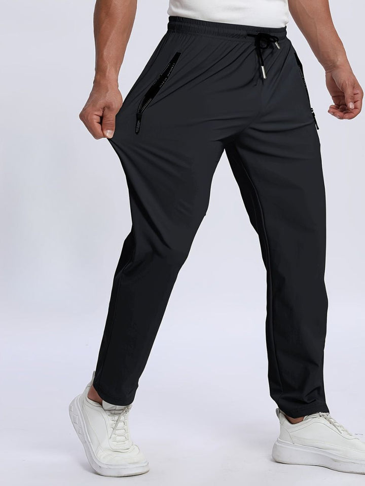 Joggers da Uomo | Traspiranti e Stretch | Chiusura con Cerniera e Coulisse | Casual e Sportivi