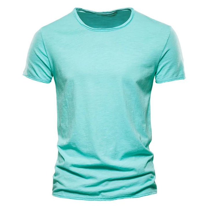 T-shirt da uomo | Vestibilità Slim Fit | Cotone Traspirante | Manica Corta | Top Casual