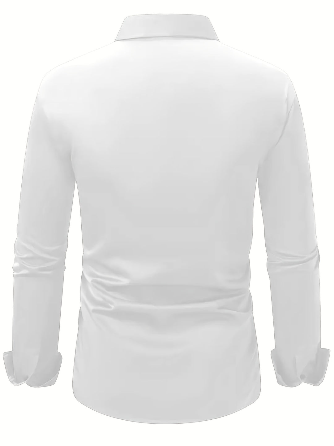 Camicia da Uomo | Semi-Trasparente & Elegante | Manica Lunga & Colletto Revers