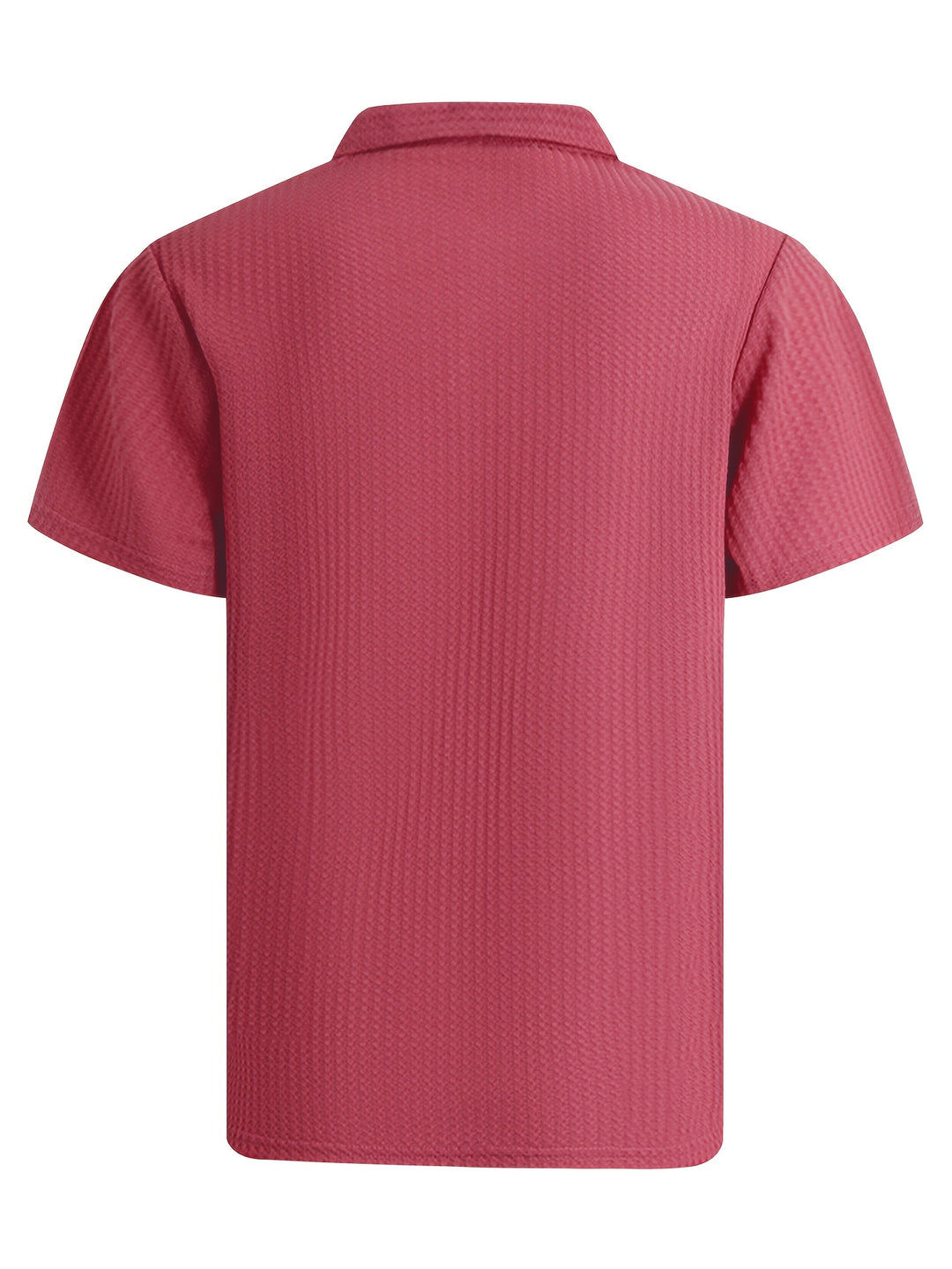Camicia da Uomo a Costine | Morbida & Traspirante | Stretch & Maniche Corte