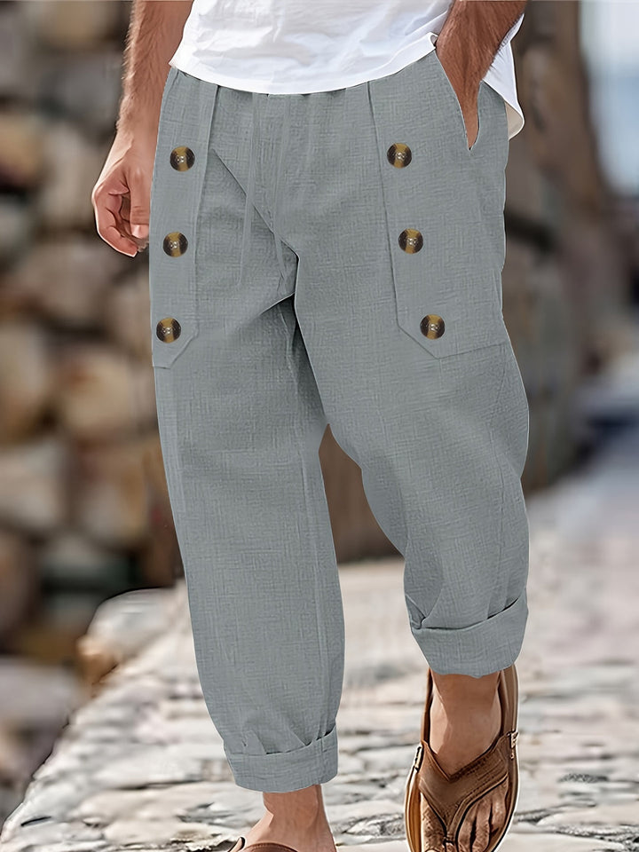 Heren Harembroek | Leggero & Traspirante | Stile da Spiaggia | Vestibilità Larga