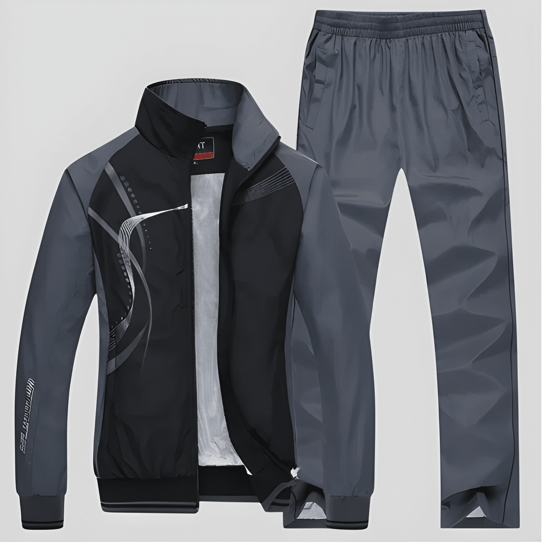 Tuta Uomo | Completo Due Pezzi | Look Sportivo Casual | 100% Poliestere