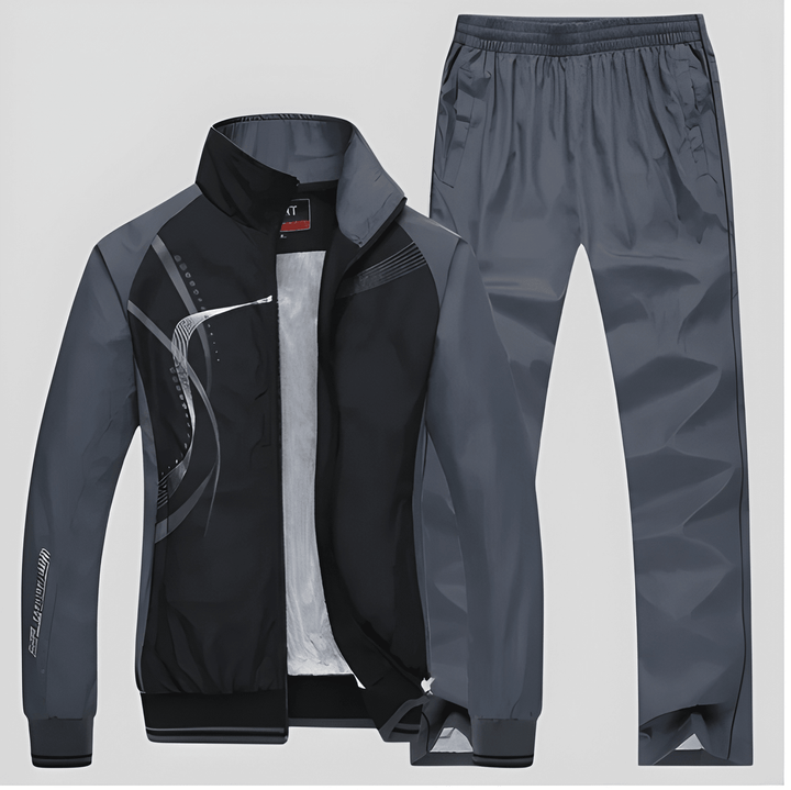 Tuta Uomo | Completo Due Pezzi | Look Sportivo Casual | 100% Poliestere