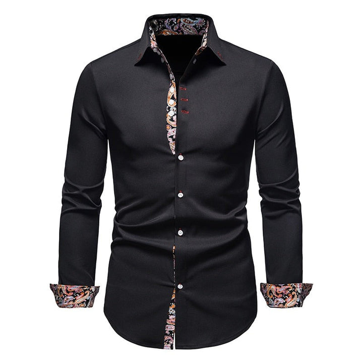 Camicia da Uomo | Moderna ed Elegante | Comfort in Cotone | Vestibilità Slim