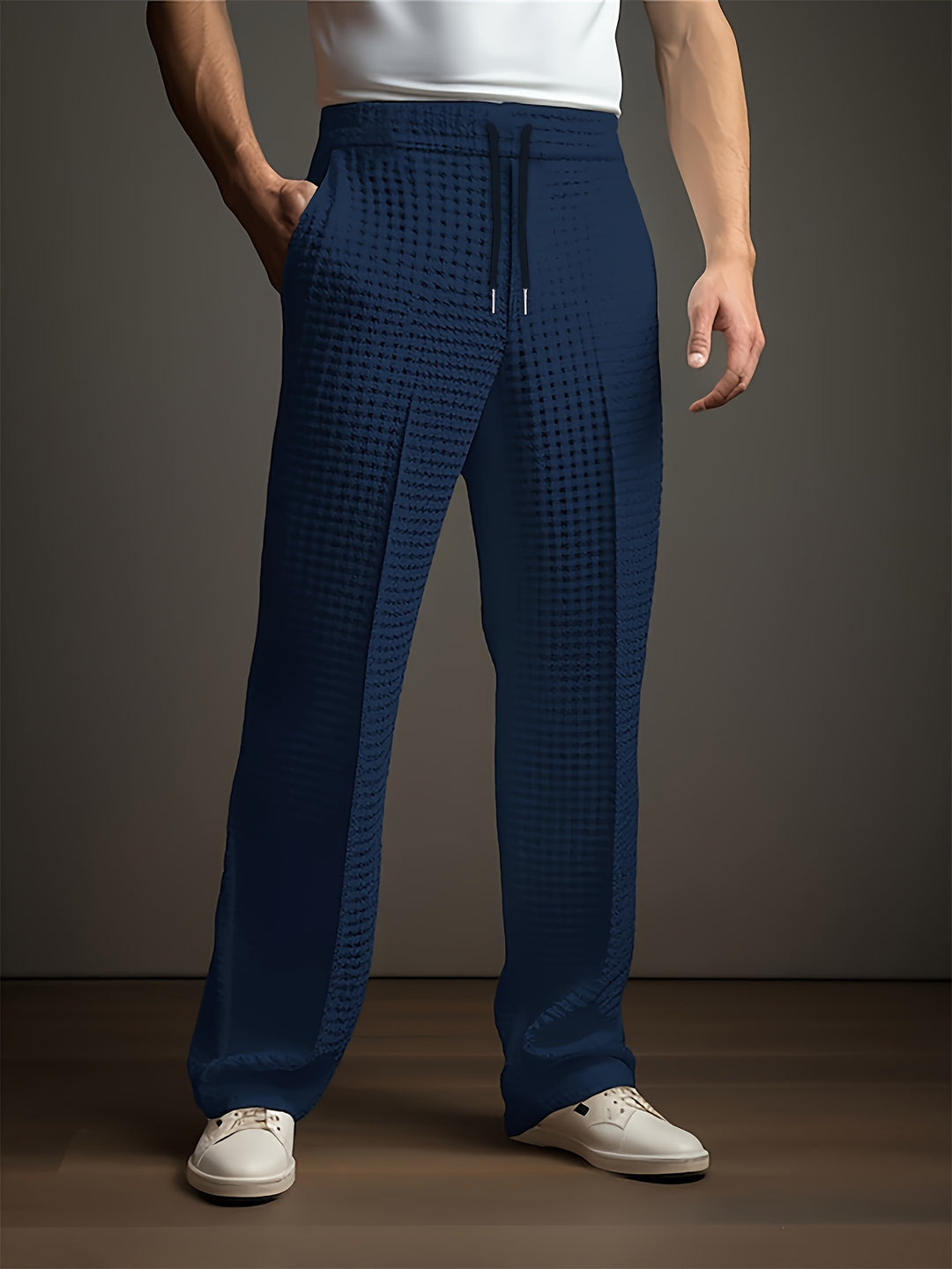 Pantaloni da Uomo | Sostenibili & Testurizzati | Vestibilità Dritta | Stile Streetwear