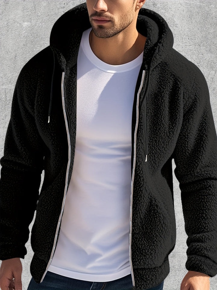 Hoodie da Uomo | Fleece Peluche | Caldo e Confortevole
