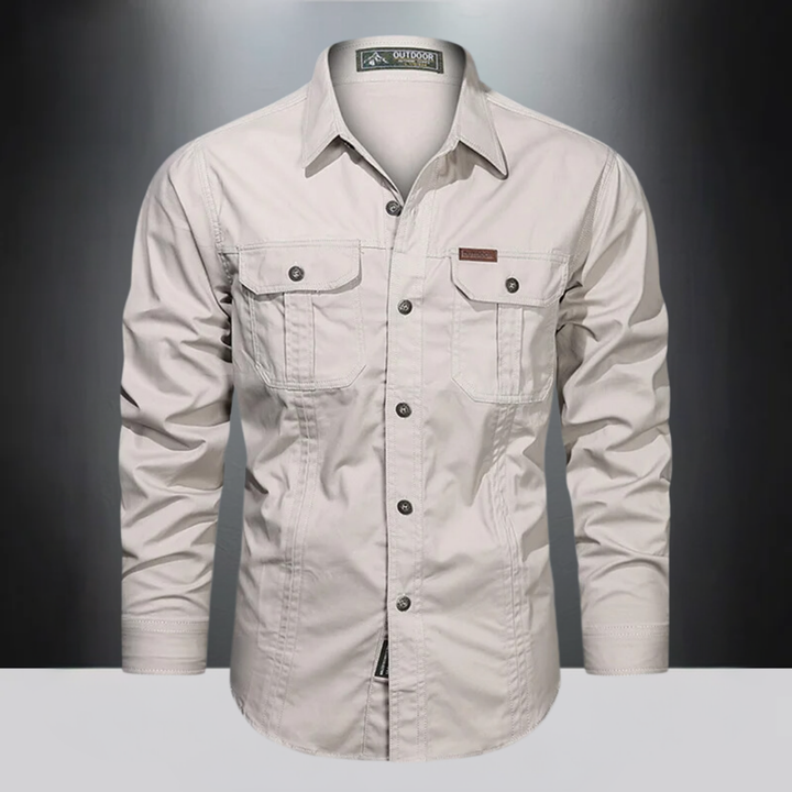 Camicia da Uomo Outdoor | Sostenibile & Funzionale | Cotone Resistente