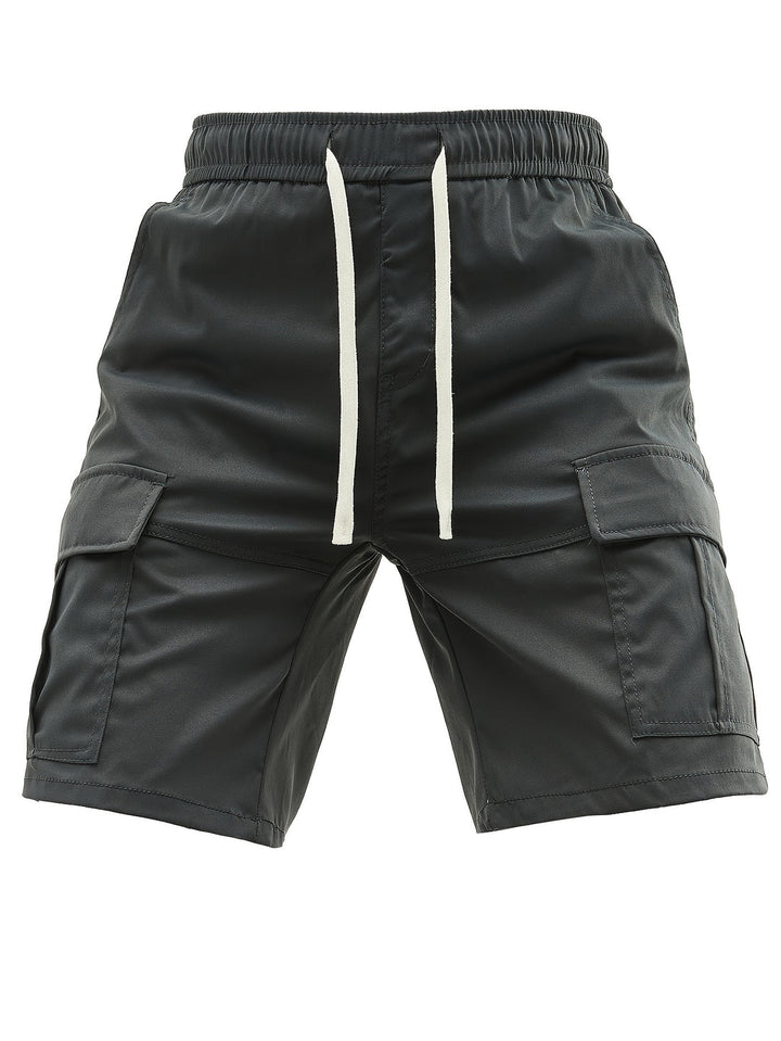 Pantaloni Cargoshort Uomo | Comodi & Ampia Vestibilità | Fascia in Vita Elastico | Estate Outdoor