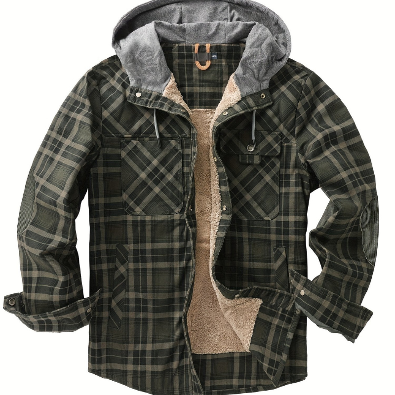 Giacca Invernale Uomo | Calda e Casual | Giubbotto classico con cappuccio