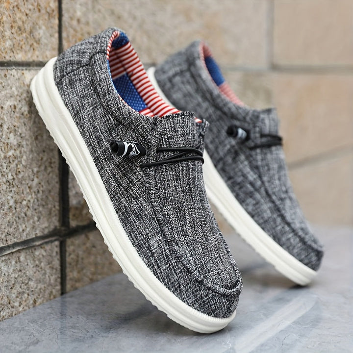 Scarpe Slip-On da Uomo | Canvas Leggero | Confortevoli & Casual | Lente