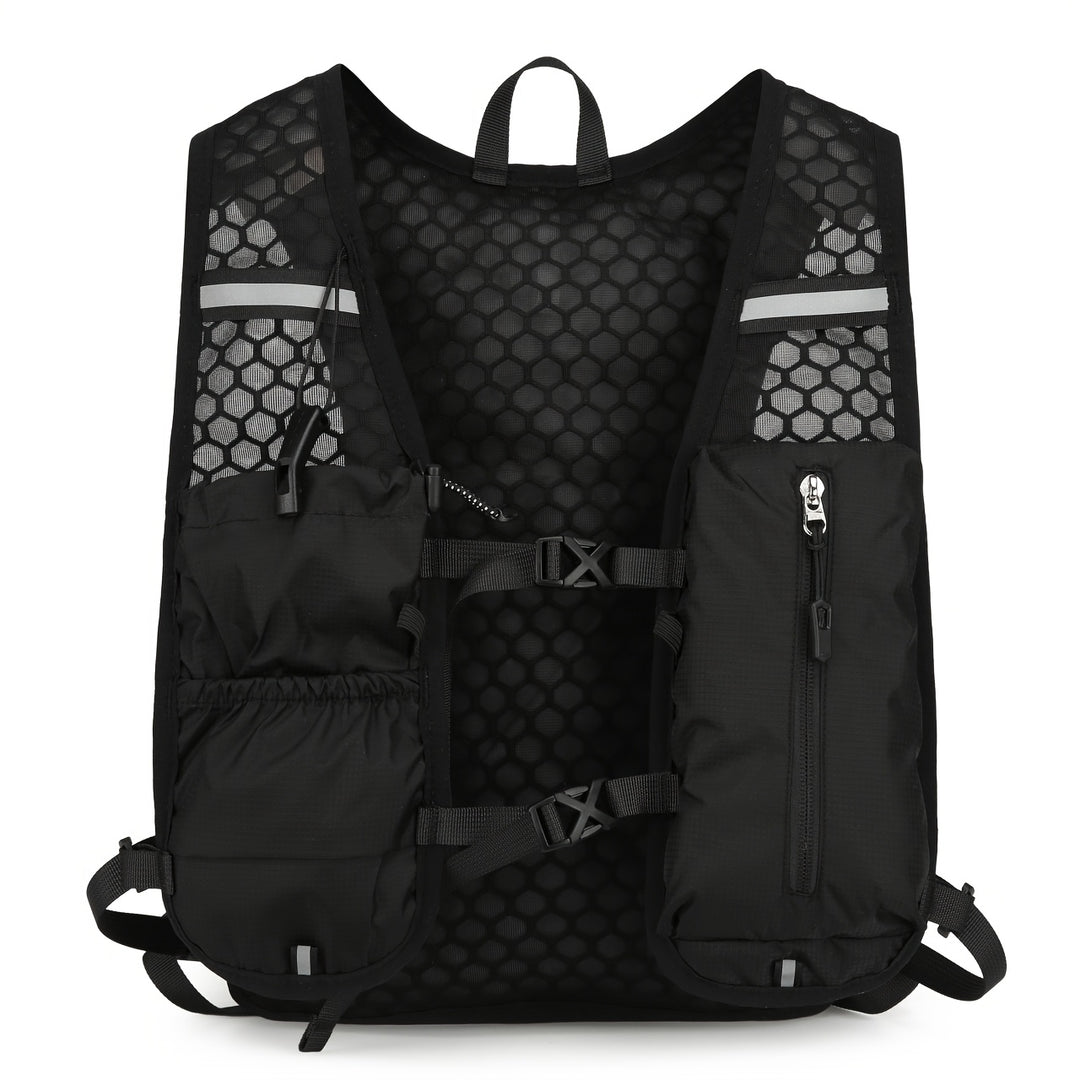 Zaino da Uomo | Leggero & Pieghevole | Per Bicicletta, Escursionismo & Sport all'Aperto | Nero