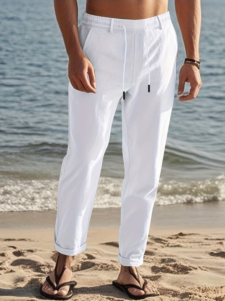 Pantaloni Casual da Uomo | Vestibilità Larga | Cotone Traspirante | Urban & Outdoor
