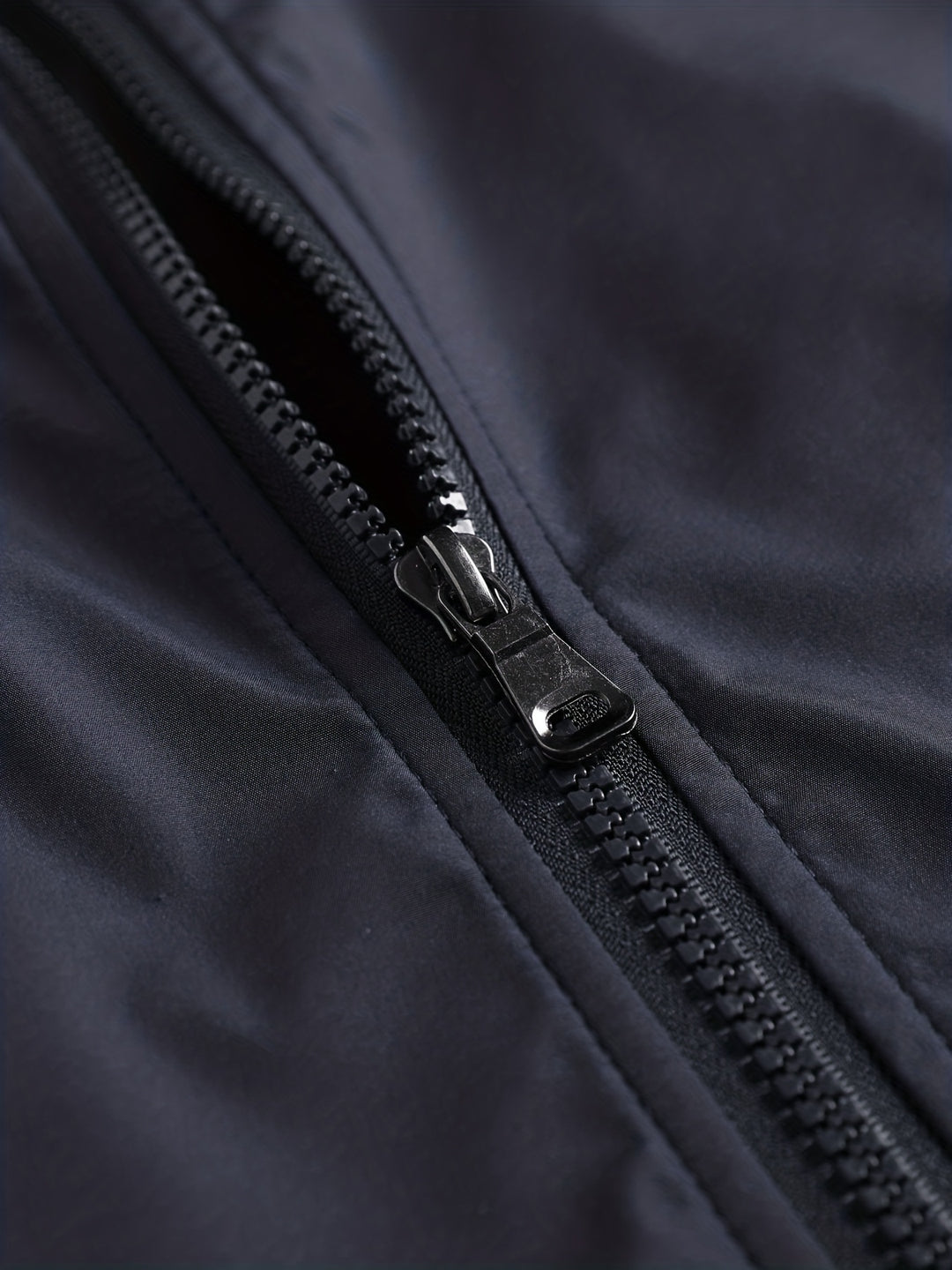 Giacca Leggera da Uomo | Antivento con Zip | Colletto Alto | Poliestere