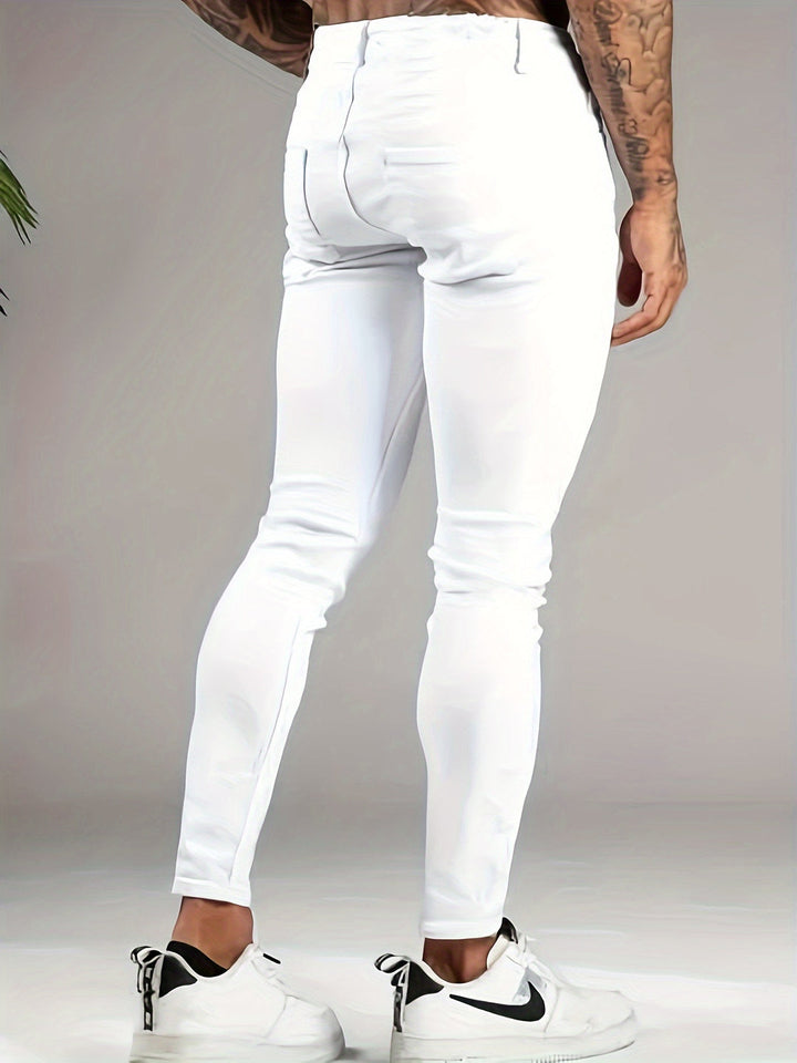 Jeans Skinny da Uomo | Stile Moderno e Vestibilità Slim | Bianco e Versatile