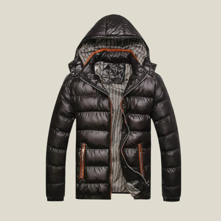 Giacca invernale da uomo | Parka con cappuccio | Design imbottito