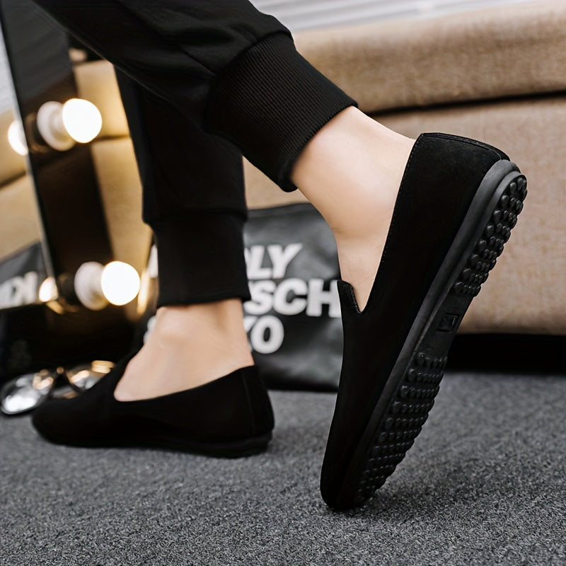 Mocassini da Uomo | Slip-On Casual | Leggeri e Confortevoli | Nero