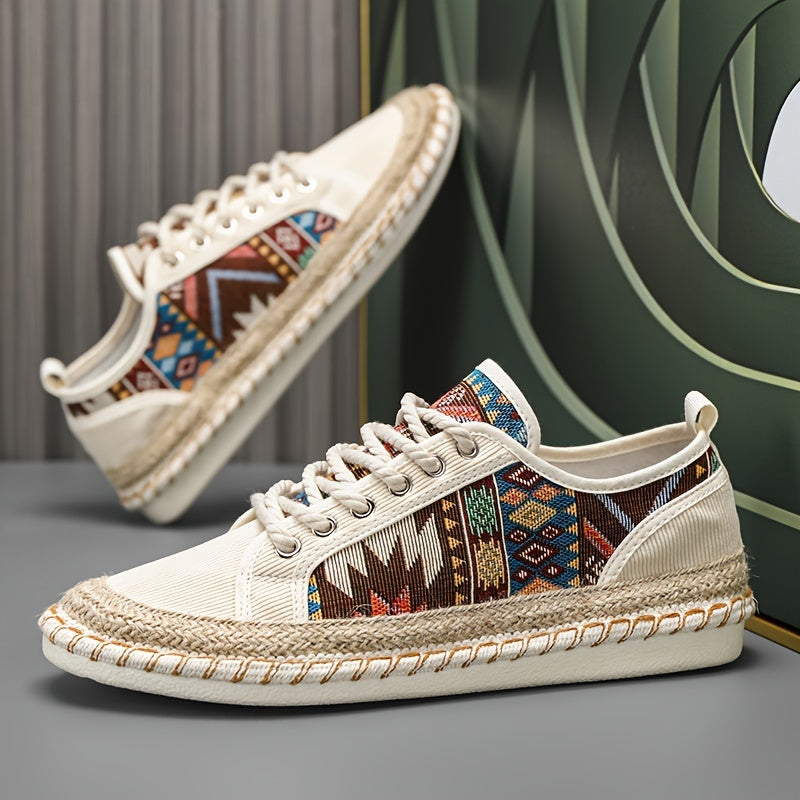 Sneakers Espadrille da Uomo | Stile Bohemien | Traspirante & Aspetto Vintage
