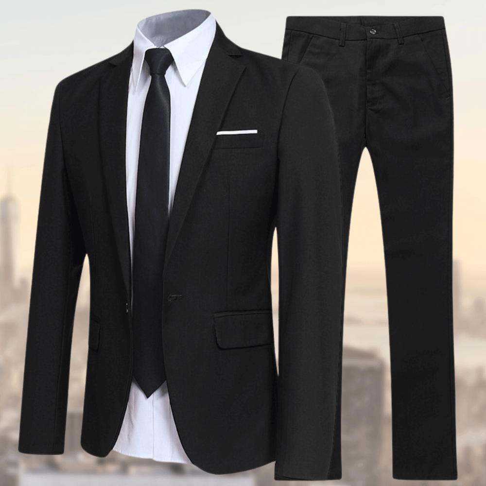 Completo da Uomo 2 Pezzi | Abito Slim Fit | Casual, Cerimonia & Business | Giacca + Pantalone