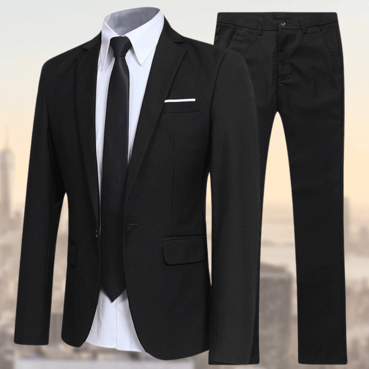 Completo da Uomo 2 Pezzi | Abito Slim Fit | Casual, Cerimonia & Business | Giacca + Pantalone